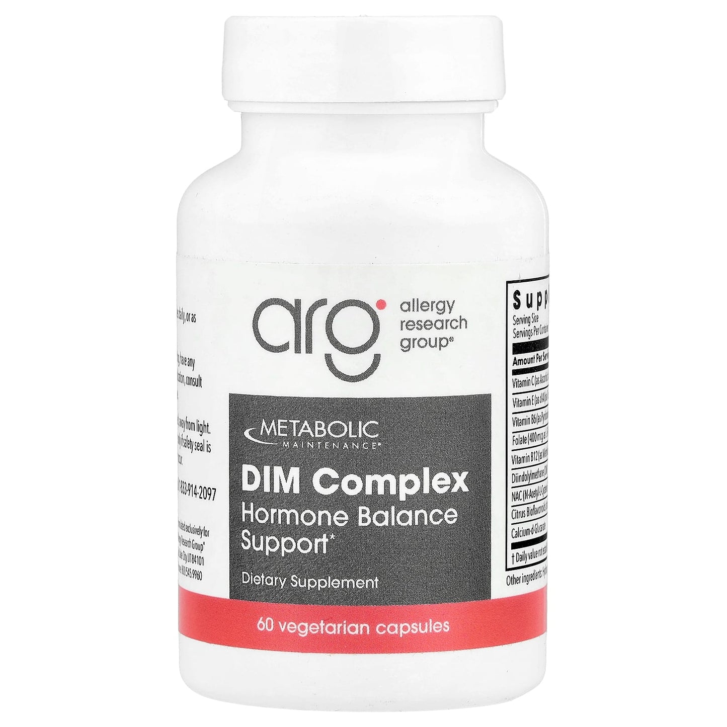 Metabolic Maintenance, DIM Complex, 60 Capsules UPC 838287006121 | HiLife Vitamins