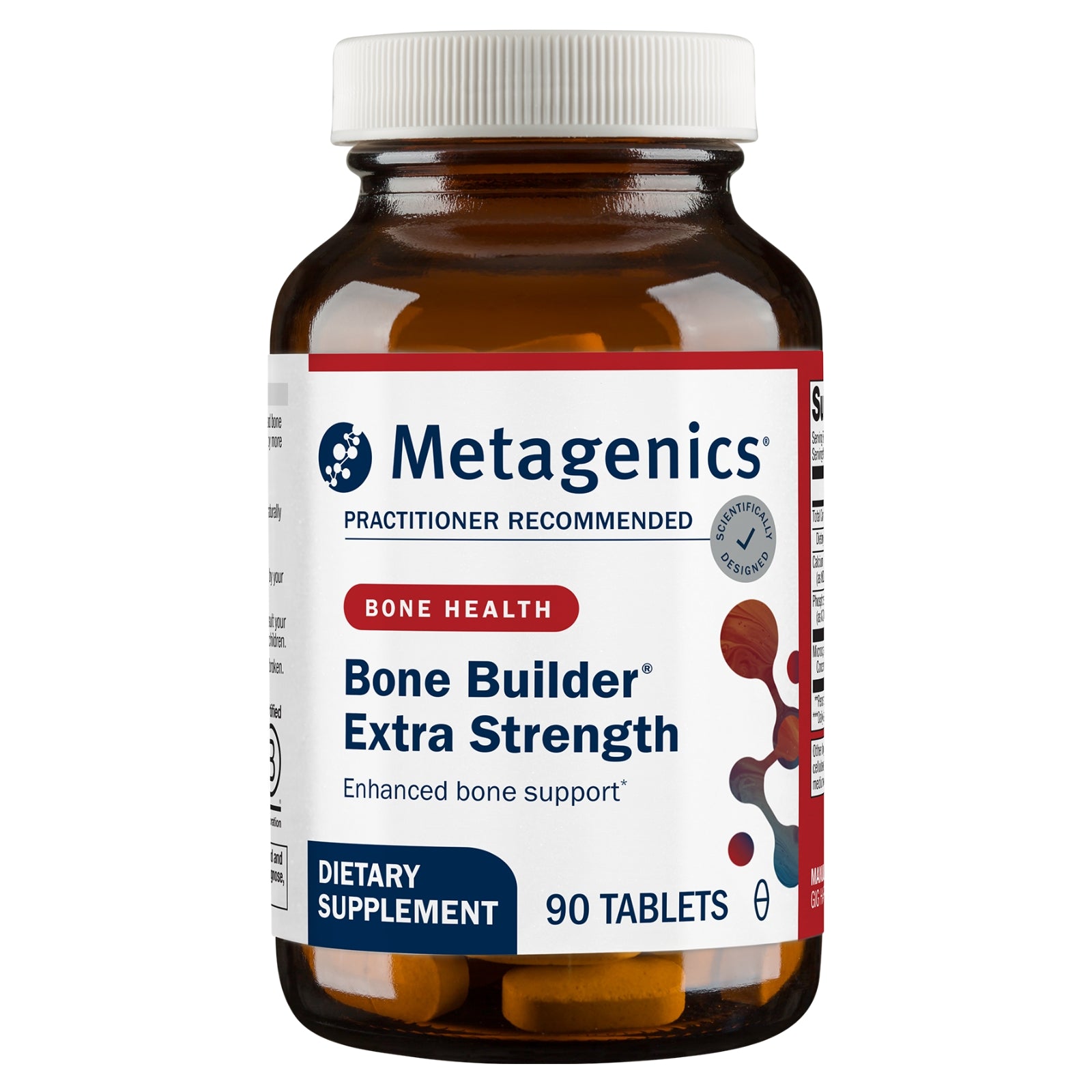 Metagenics, Bone Builder Extra Strength, 90 Tablets UPC 755571013101 | HiLife Vitamins