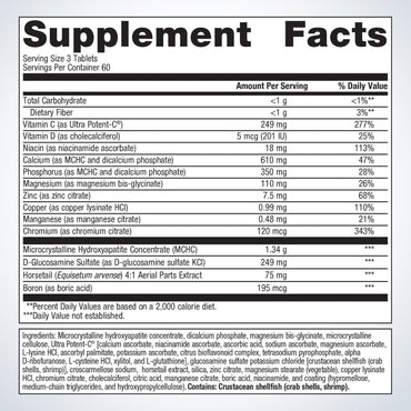 Metagenics, Bone Builder Active, 180 Tablets UPC 755571013200 | HiLife Vitamins