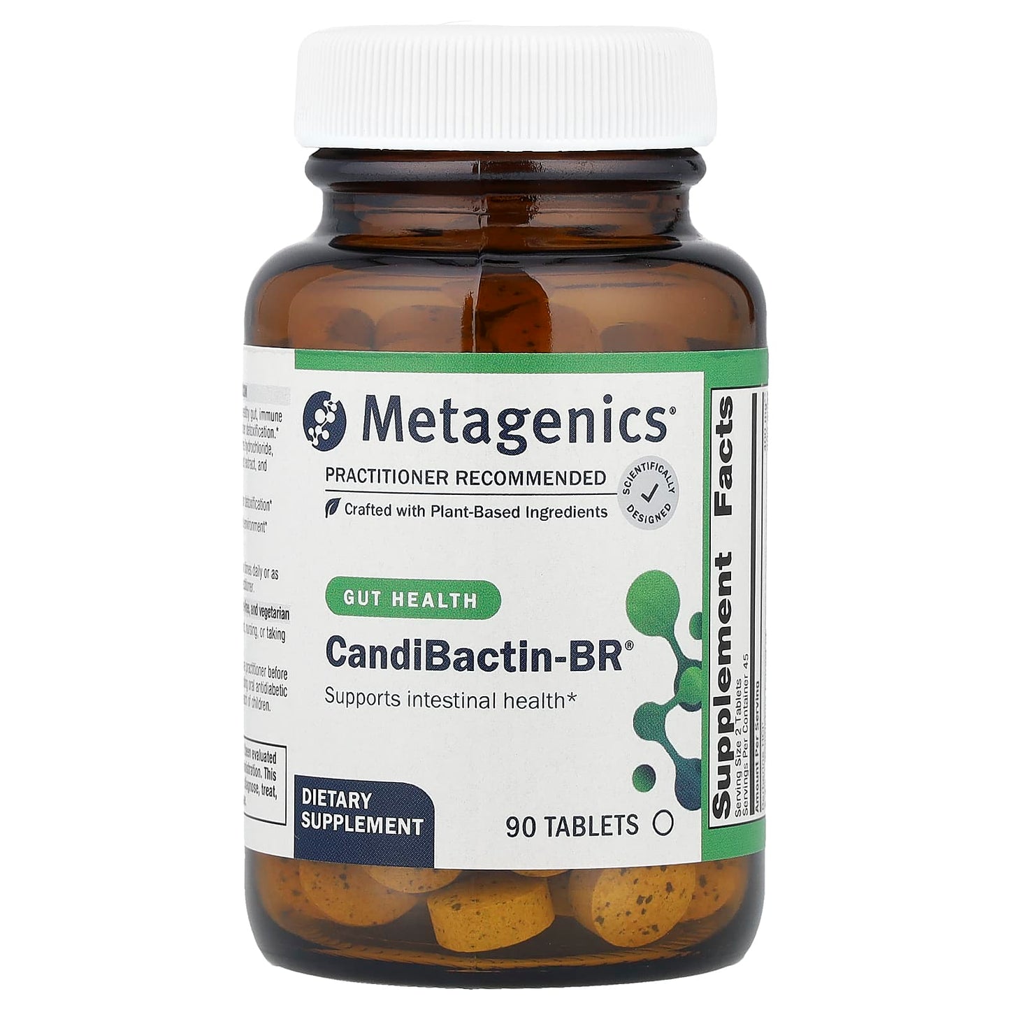 Metagenics, Candibactin - Br, 90 Tablets UPC 755571013385 | HiLife Vitamins