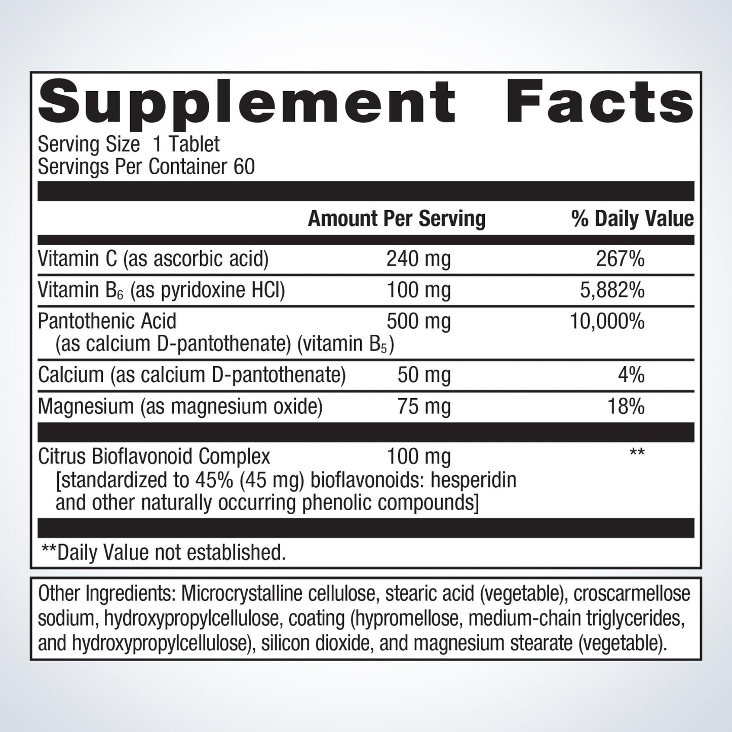 Metagenics, Cortico-B5 B6, 60 Tablets - [product_sku] | HiLife Vitamins