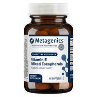 Metagenics, Vitamin E Mixed Tocopherols (Formerly E Complex 1:1), 60 Softgels UPC 755571014993 | HiLife Vitamins