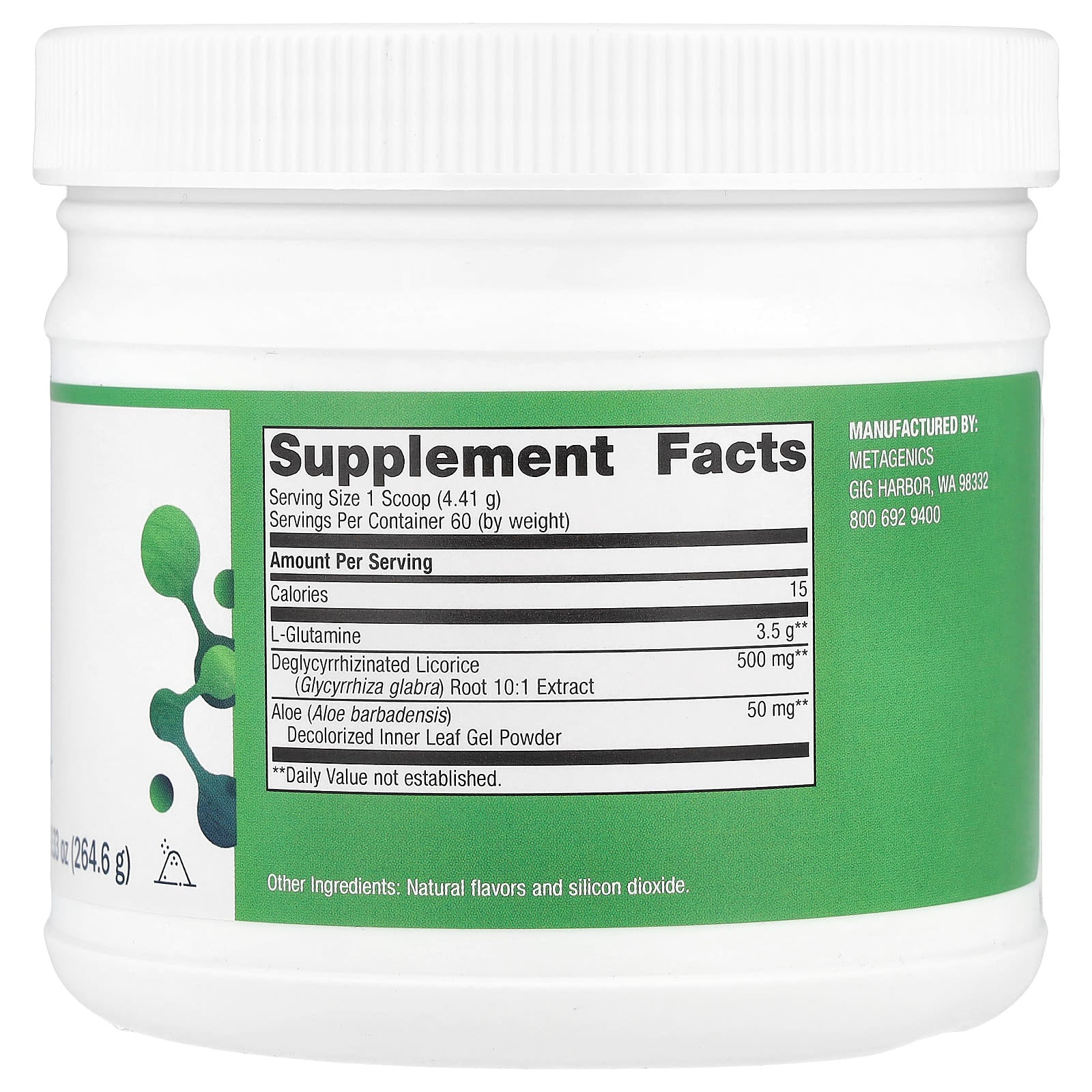 Metagenics, Glutagenics Powder, 9.16 Oz UPC 755571017482 | HiLife Vitamins