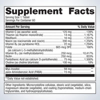 Metagenics, Vitamin B-Complex, 60 Tablets UPC 755571017604 | HiLife Vitamins
