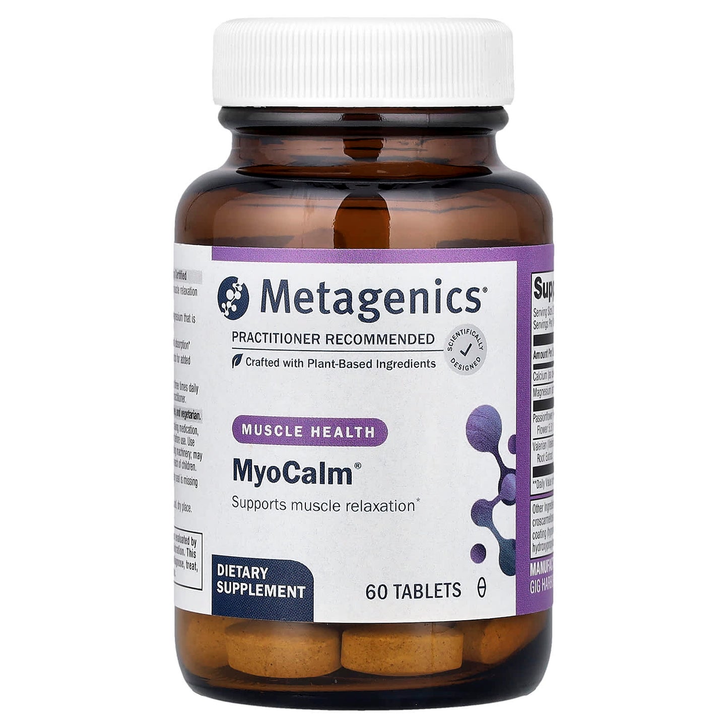 Metagenics, MyoCalm®, 60 Tablets UPC 755571024978 | HiLife Vitamins