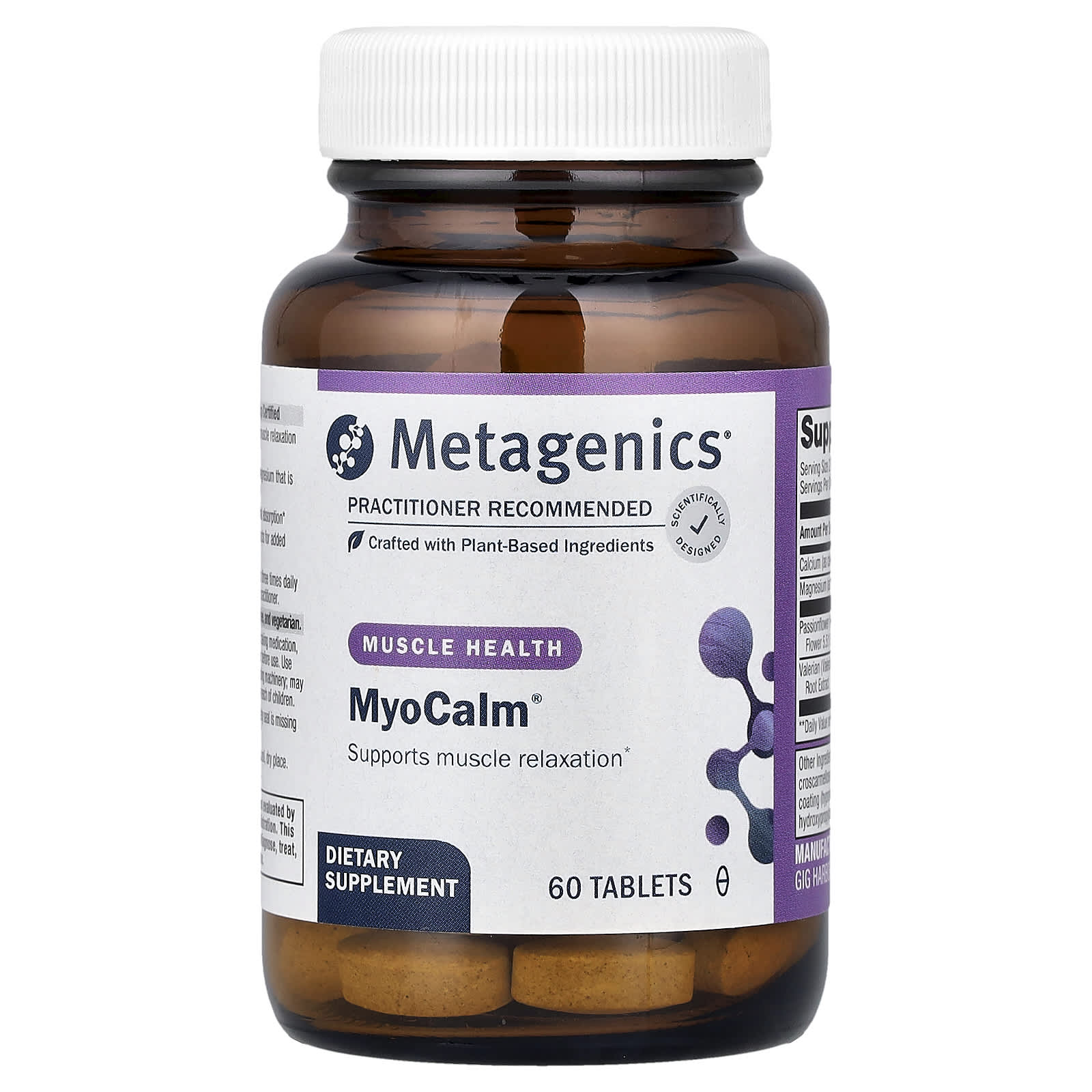 Metagenics, MyoCalm®, 60 Tablets UPC 755571024978 | HiLife Vitamins