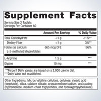 Metagenics, Arginine Plus, 120 Tablets UPC 755571910554 | HiLife Vitamins