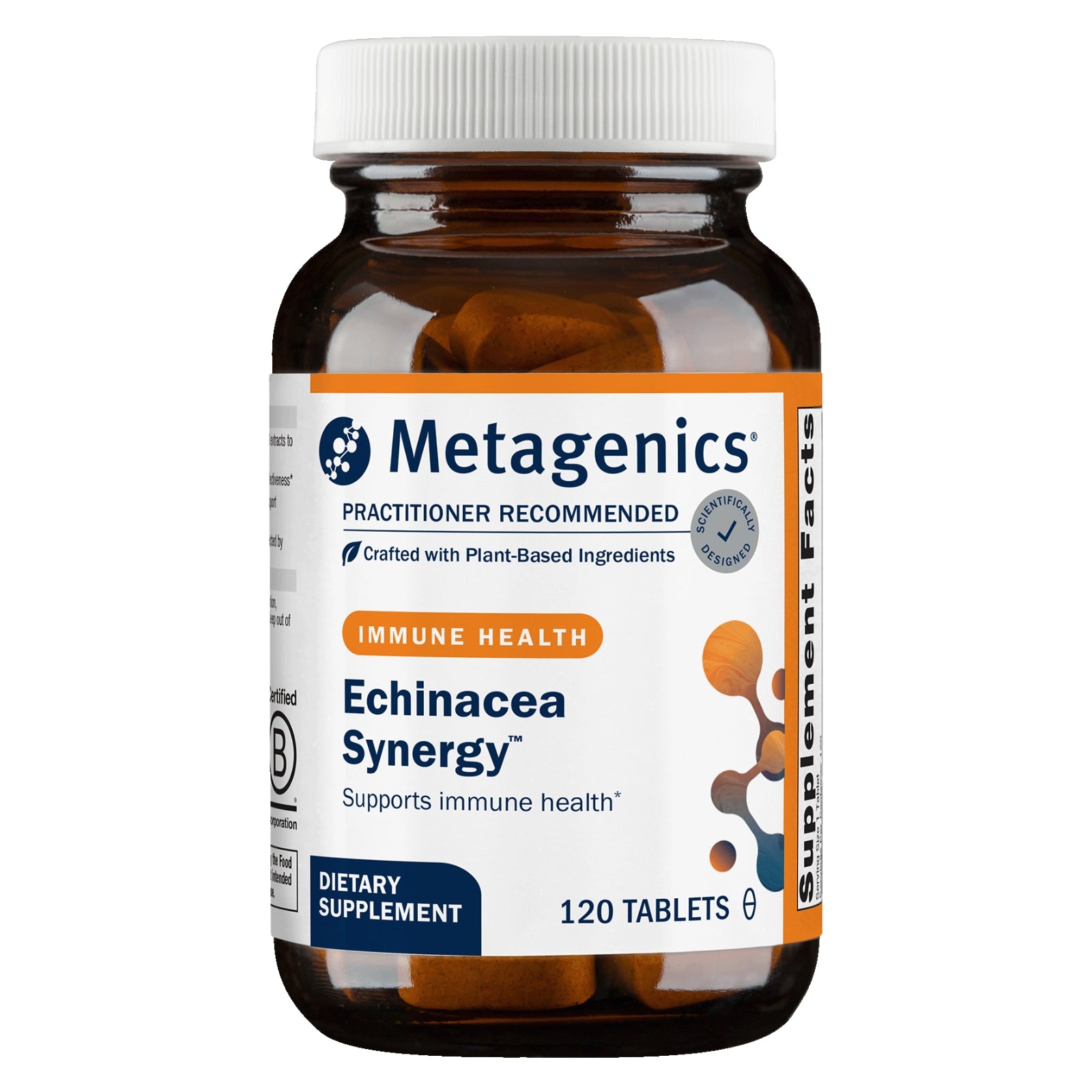 Metagenics, Echinacea Synergy, 120 Tablets UPC 755571911278 | HiLife Vitamins