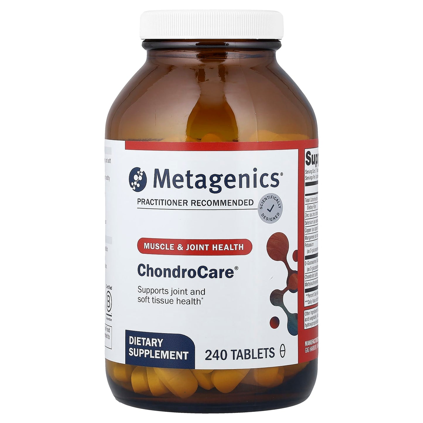 Metagenics, ChondroCare®, 240 Tablets UPC 755571912459 | HiLife Vitamins