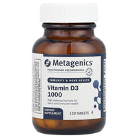 Metagenics, Vitamin D3 1000, 120 Tablets UPC 755571914422 | HiLife Vitamins