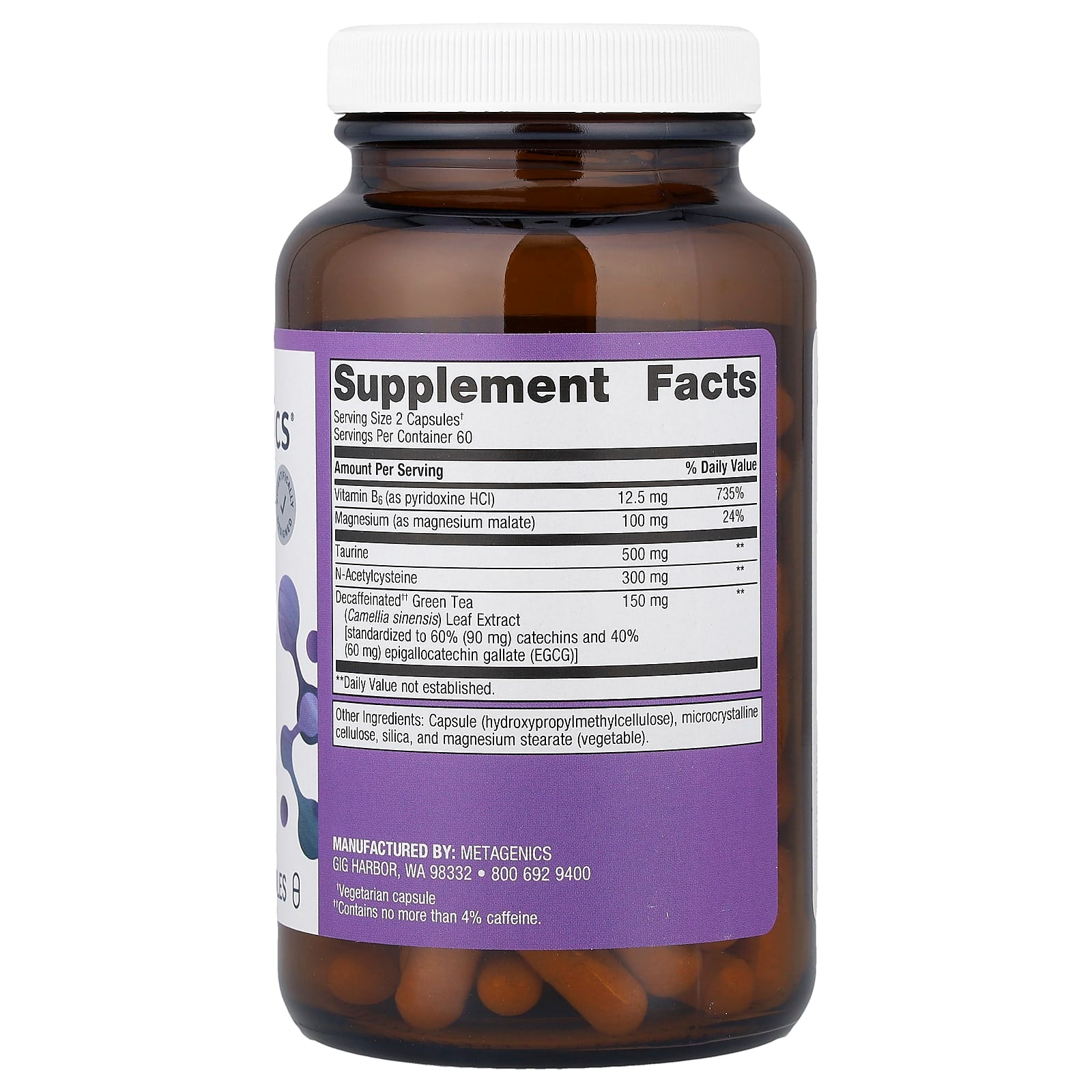 Metagenics, Trancor®, 120 Capsules UPC 755571915603 | HiLife Vitamins