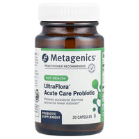 Metagenics, UltraFlora Acute Care, 30 Capsules UPC 755571918154 | HiLife Vitamins