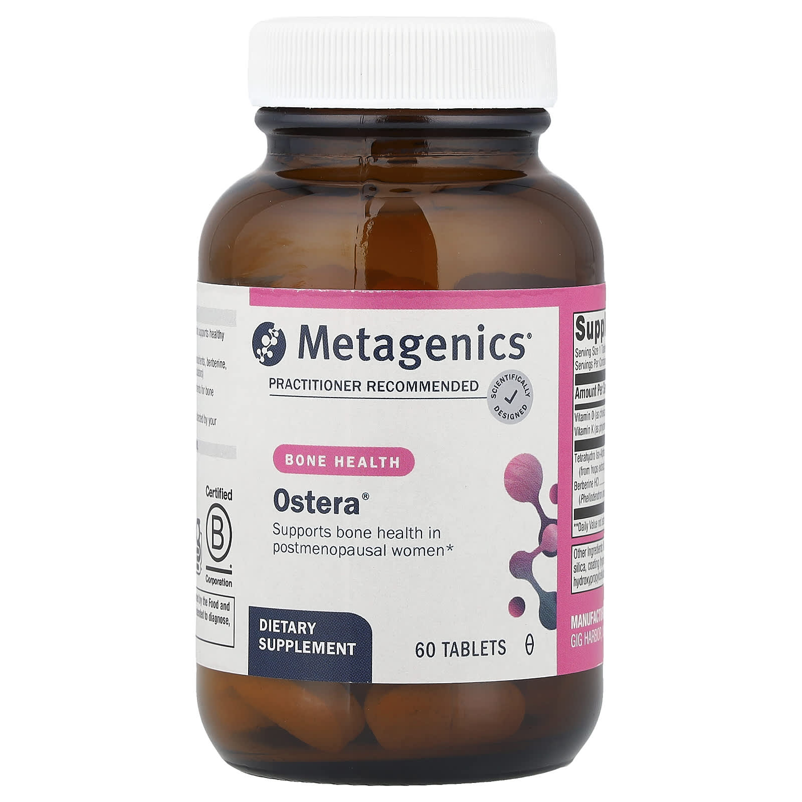 Metagenics, Ostera, 60 Tablets UPC 755571918765 | HiLife Vitamins