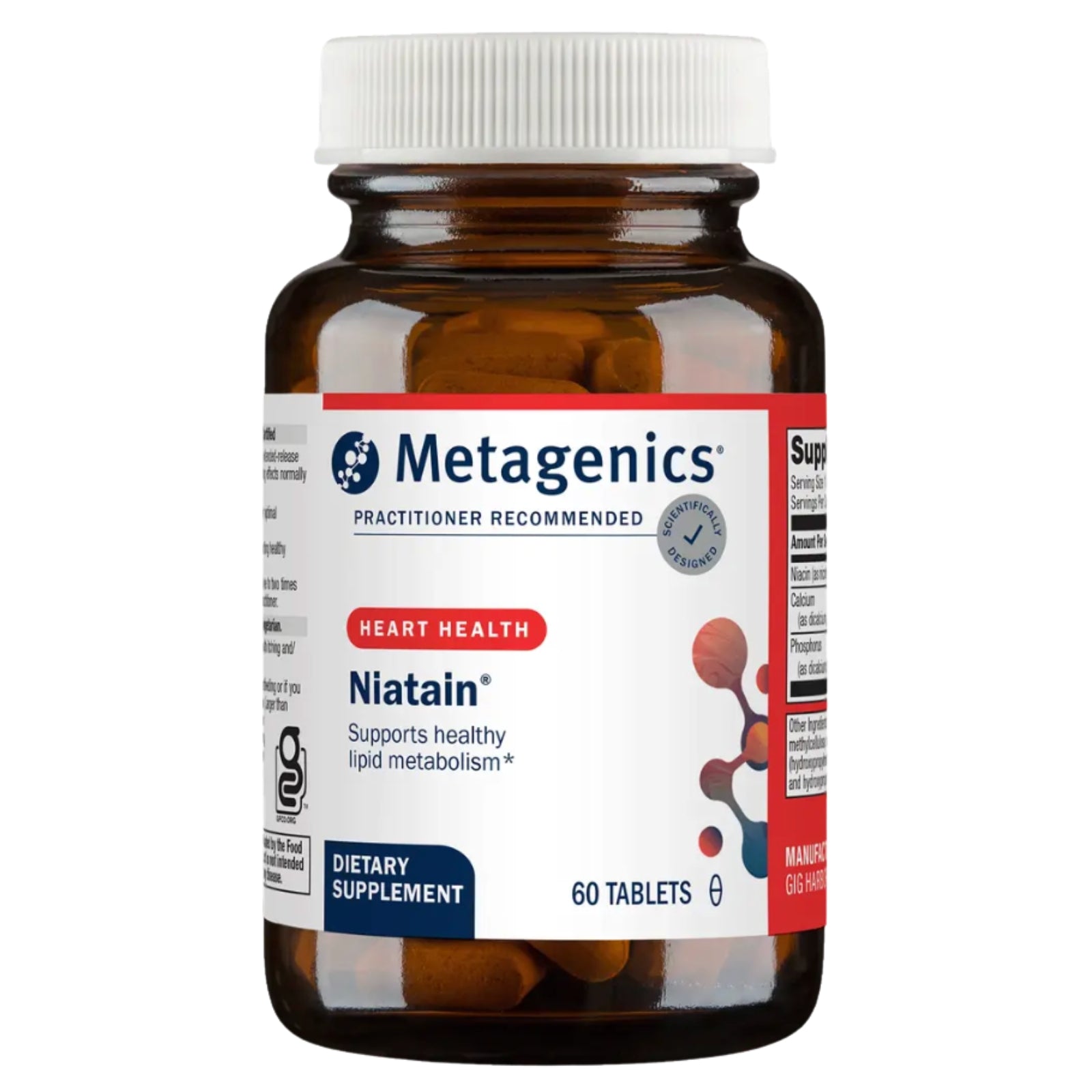 Metagenics, Niatain®, 120 Tablets UPC 755571924070 | HiLife Vitamins