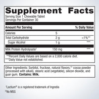 Metagenics, NuSera, Chocolate Flavor, 30 Chewable Tablets UPC 755571924186 | HiLife Vitamins