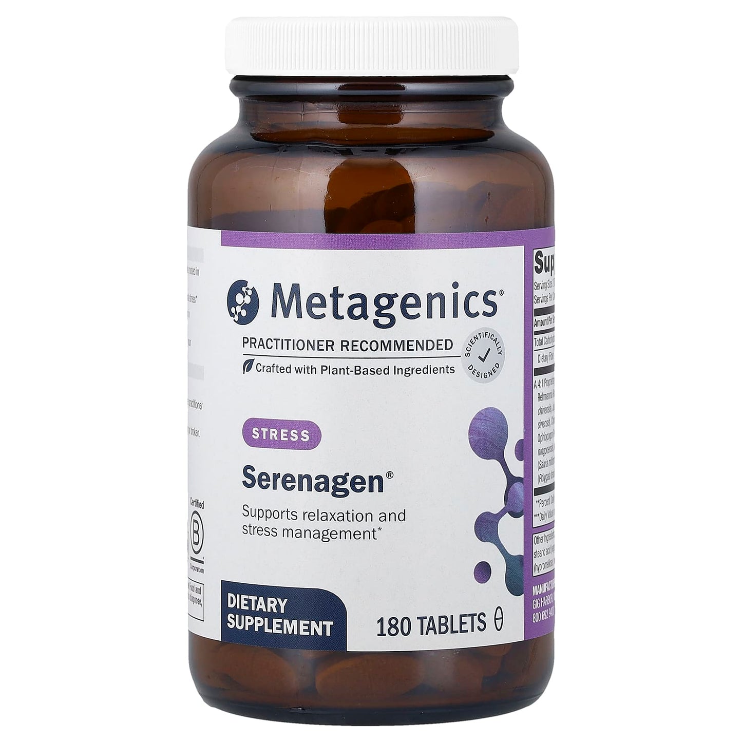 Metagenics, Serenagen®, 180 Tablets UPC 755571926739 | HiLife Vitamins