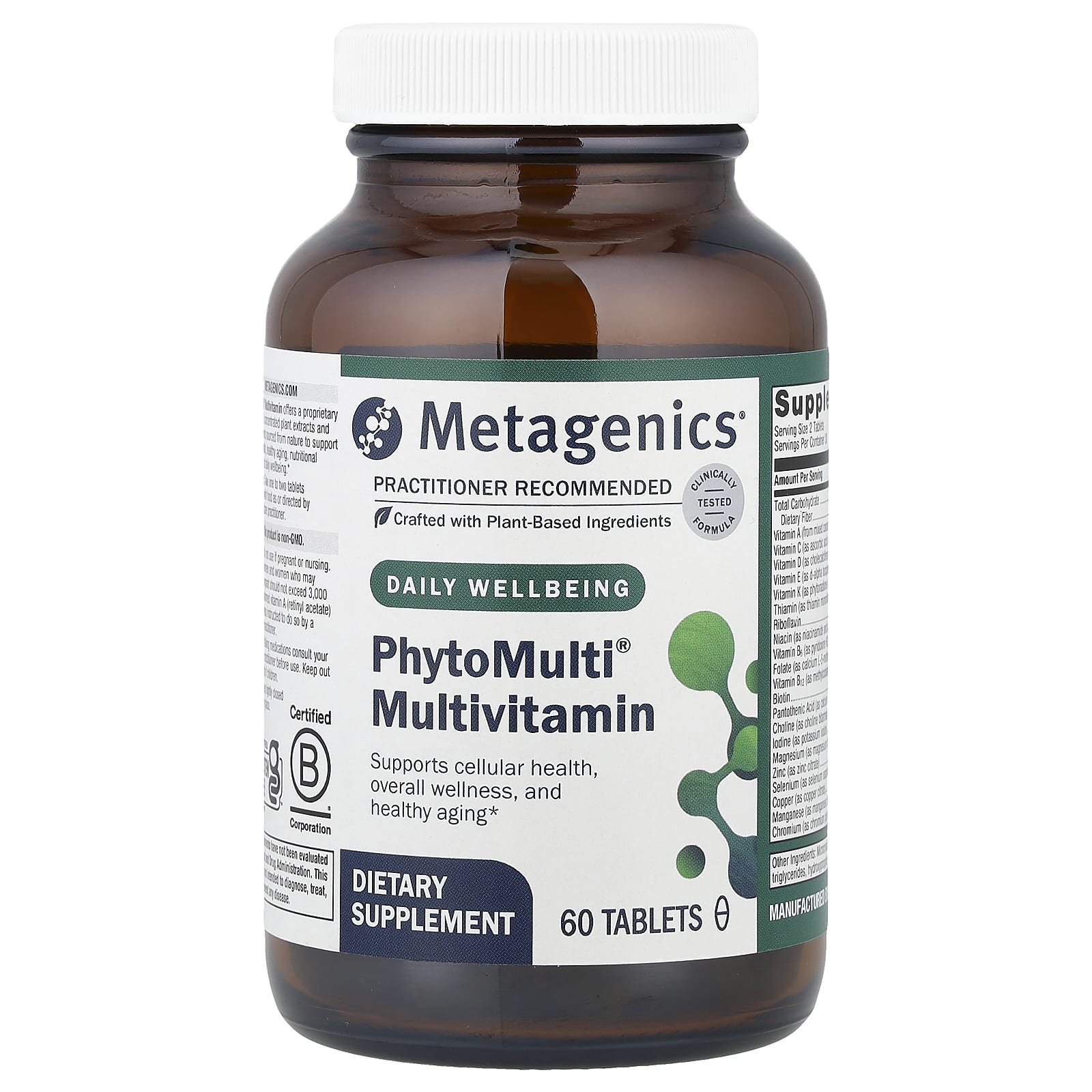 Metagenics, PhytoMulti, 60 Tablets - [product_sku] | HiLife Vitamins