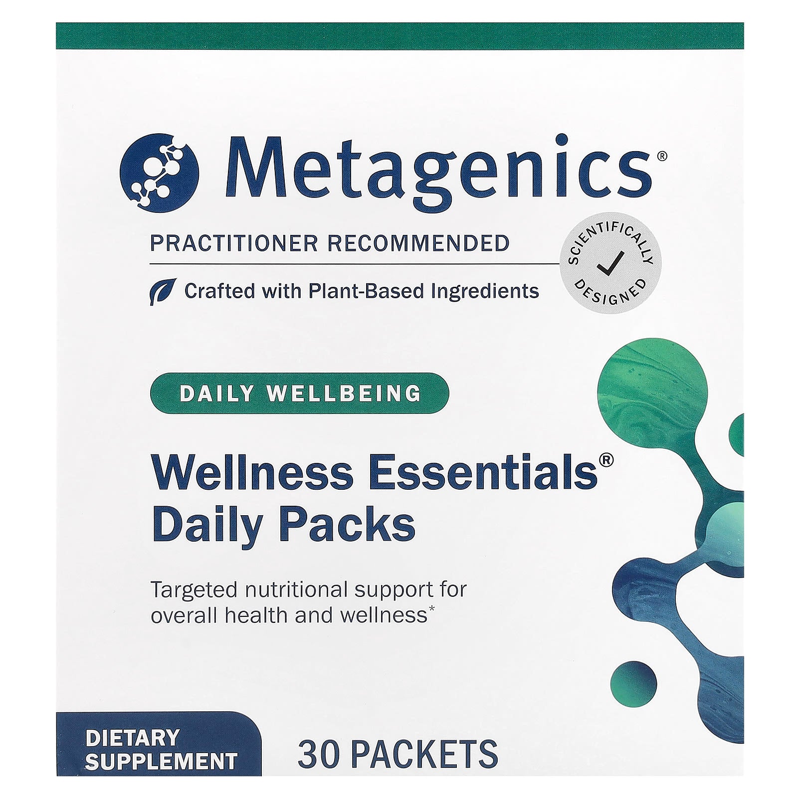 Metagenics, Wellness Essentials, 30 Packets UPC 755571929532 | HiLife Vitamins