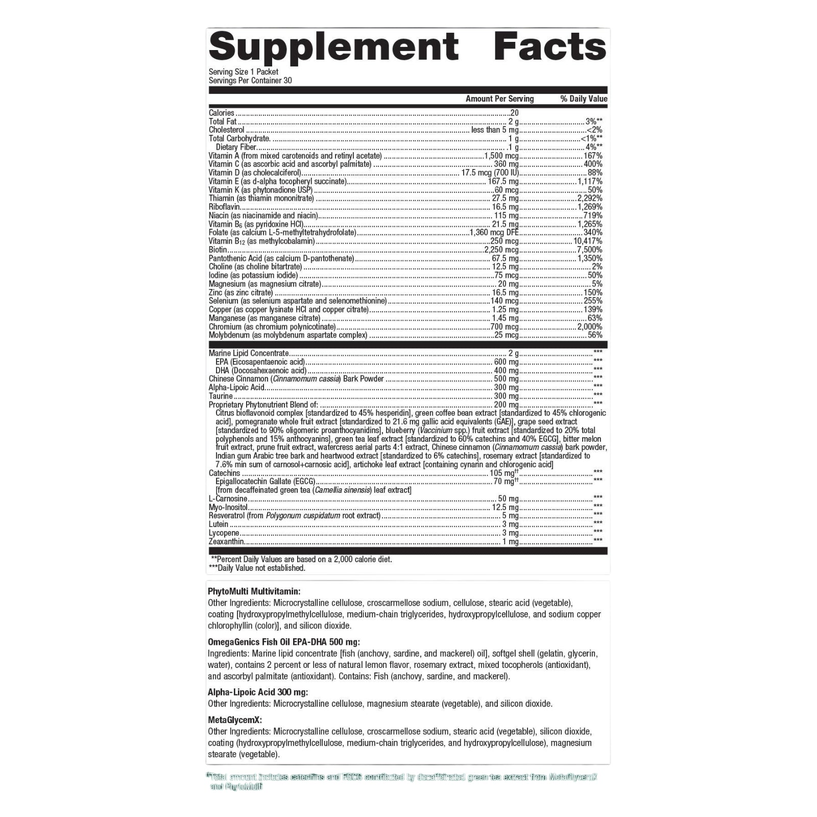 Metagenics, Wellness Essentials, Healthy Balance, 30 Packets UPC 755571929594 | HiLife Vitamins