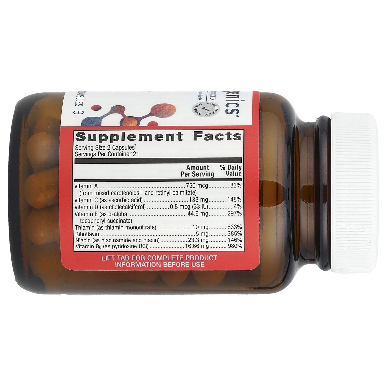 Metagenics, Advaclear, 42 Capsules UPC 755571930507 | HiLife Vitamins