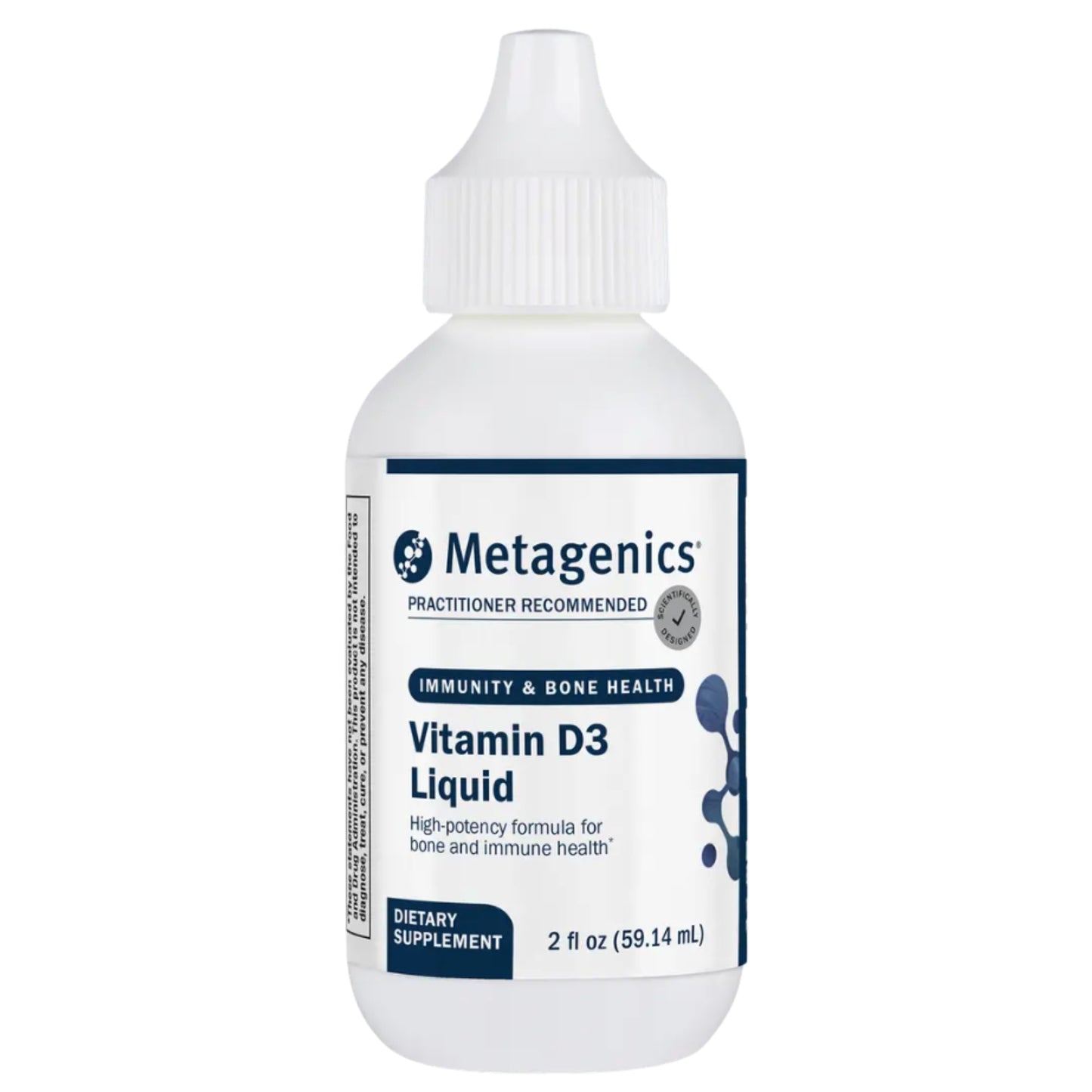 Metagenics, Vitamin D3 Liquid, 2 Oz Liquid UPC 75557193375 | Hilife Vitamins