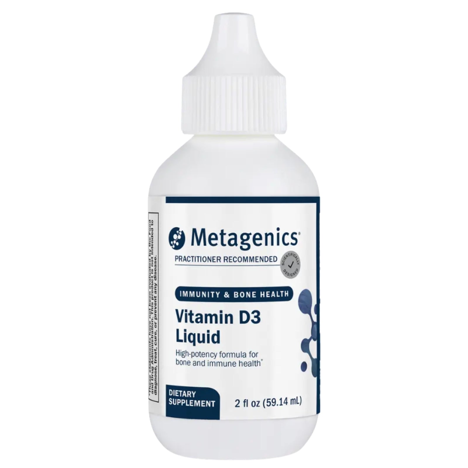 Metagenics, Vitamin D3 Liquid, 2 Oz Liquid UPC 75557193375 | Hilife Vitamins