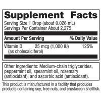 Metagenics, Vitamin D3 Liquid, 2 Oz Liquid UPC 75557193375 | Hilife Vitamins