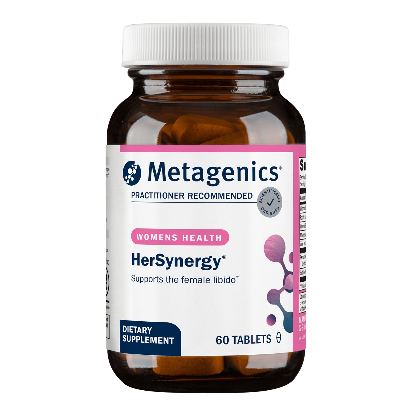 Metagenics, HerSynergy Women's Formulas, 60 Tablets UPC 755571937780 | HiLife Vitamins