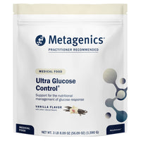 Metagenics, Ultra Glucose Control, Medical Food, Vanilla Flavor, 3 lbs (8.09 oz) UPC 755571937827 | HiLife Vitamins