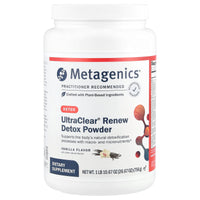 Metagenics, UltraClear® Renew Detox Powder, Vanilla Flavor, 26.67 oz (756 g) UPC 755571943927 | HiLife Vitamins