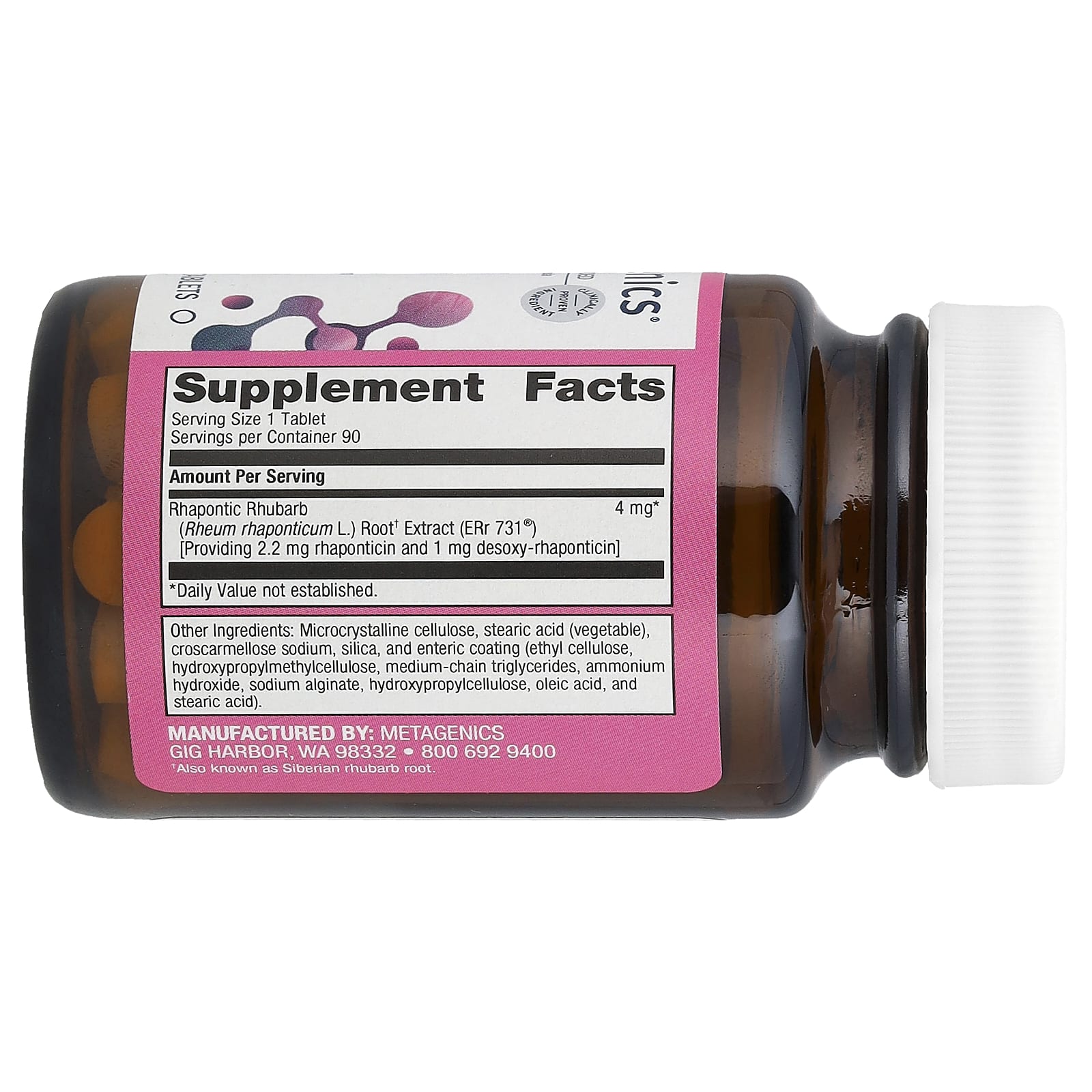 Metagenics, Estrovera, 90 Tablets UPC 755571946874 | HiLife Vitamins