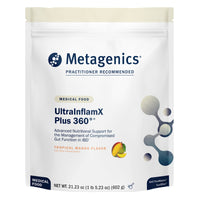 Metagenics, UltraInflamX Plus 360°, Tropical Mango, 1 lb 5.23 oz (602 g) UPC 755571947420 | HiLife Vitamins