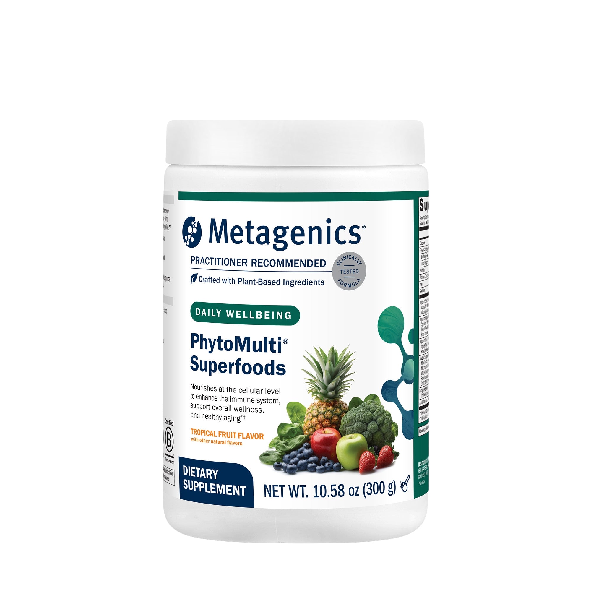 Metagenics, PhytoMulti® Superfoods, 10.58 oz (300 g) UPC 755571947772 | HiLife Vitamins