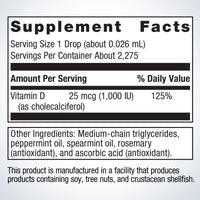 Metagenics, MetaKids® Vitamin D3, 2 fl oz UPC 755571947857 | HiLife Vitamins