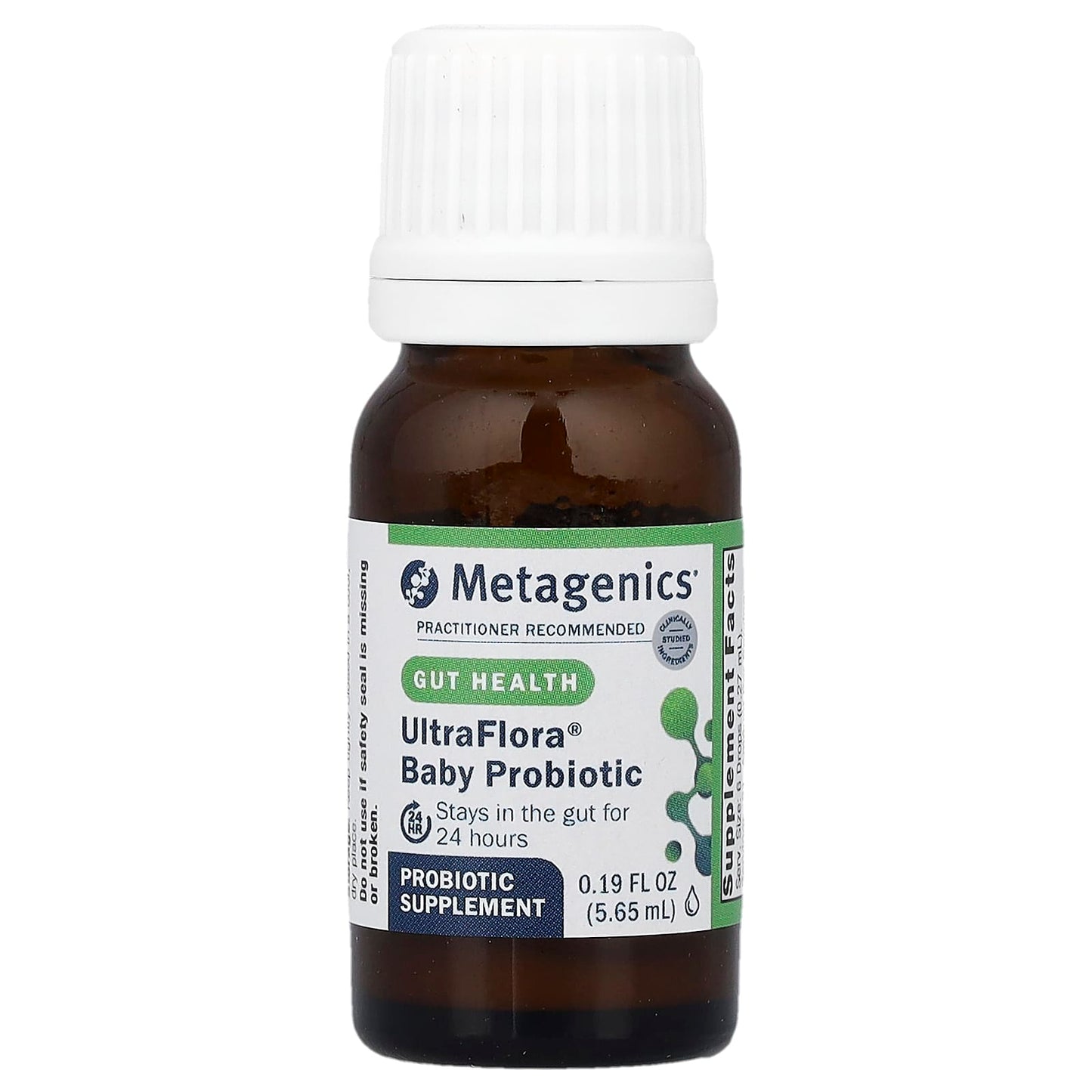 Metagenics, UltraFlora®, Baby Probiotic, 0.19 fl oz (5.65 ml) UPC 755571947994 | HiLife Vitamins