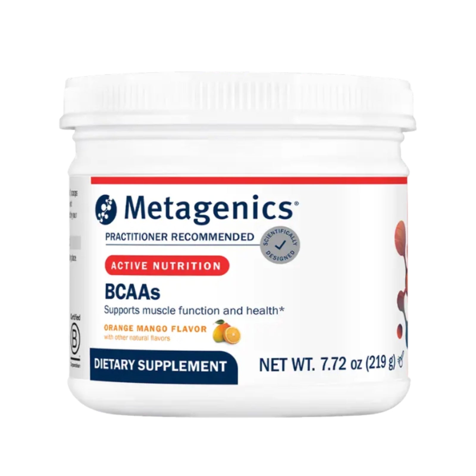 Metagenics, BCAAs, 7.72 Oz (219 g) UPC 755571950079 | Hilife Vitamins