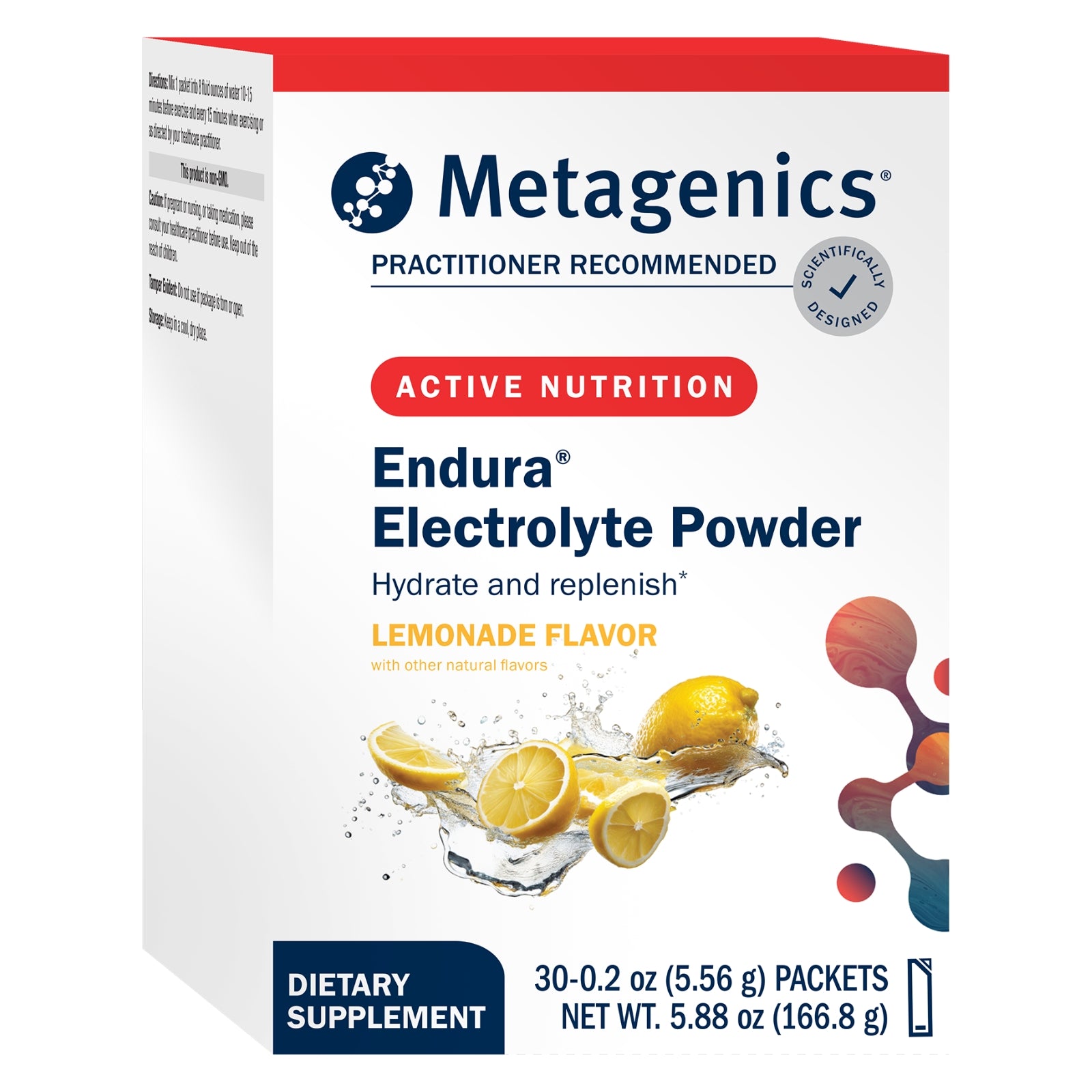 Metagenics, Endura, Lemonade Flavor, 30 Packets, 0.2 oz (5.56 g) Each UPC 755571950505 | HiLife Vitamins