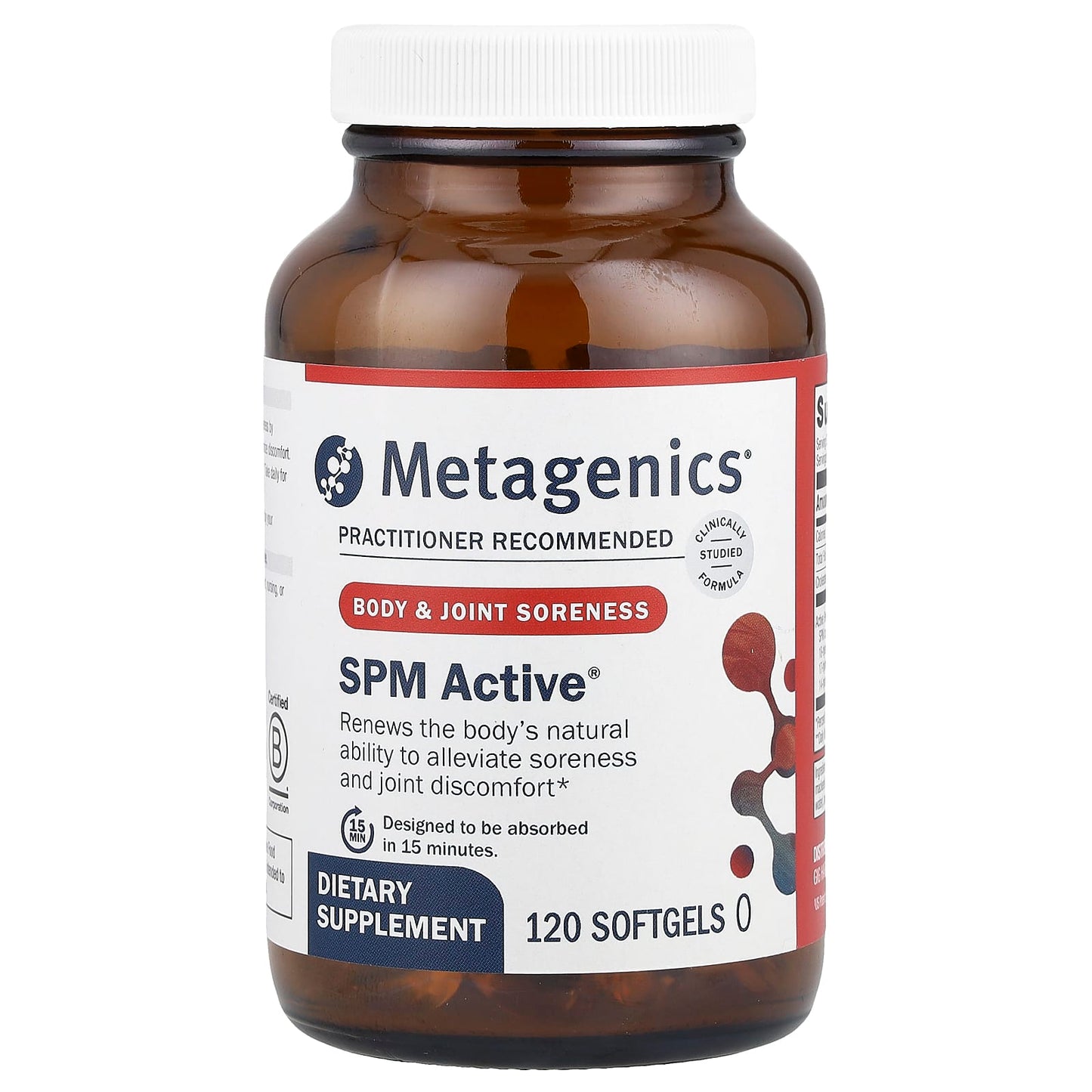 Metagenics, SPM Active®, 120 Softgels UPC 755571952301 | HiLife Vitamins