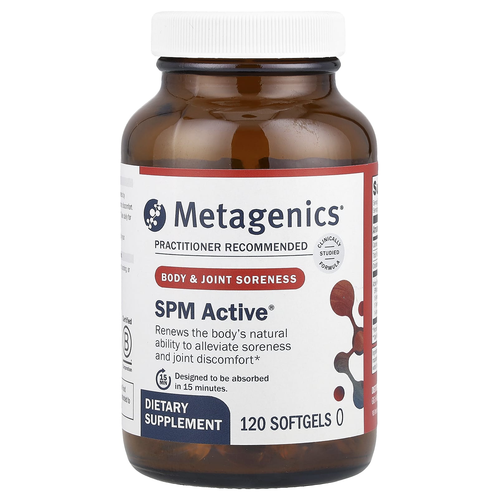 Metagenics, SPM Active®, 120 Softgels UPC 755571952301 | HiLife Vitamins