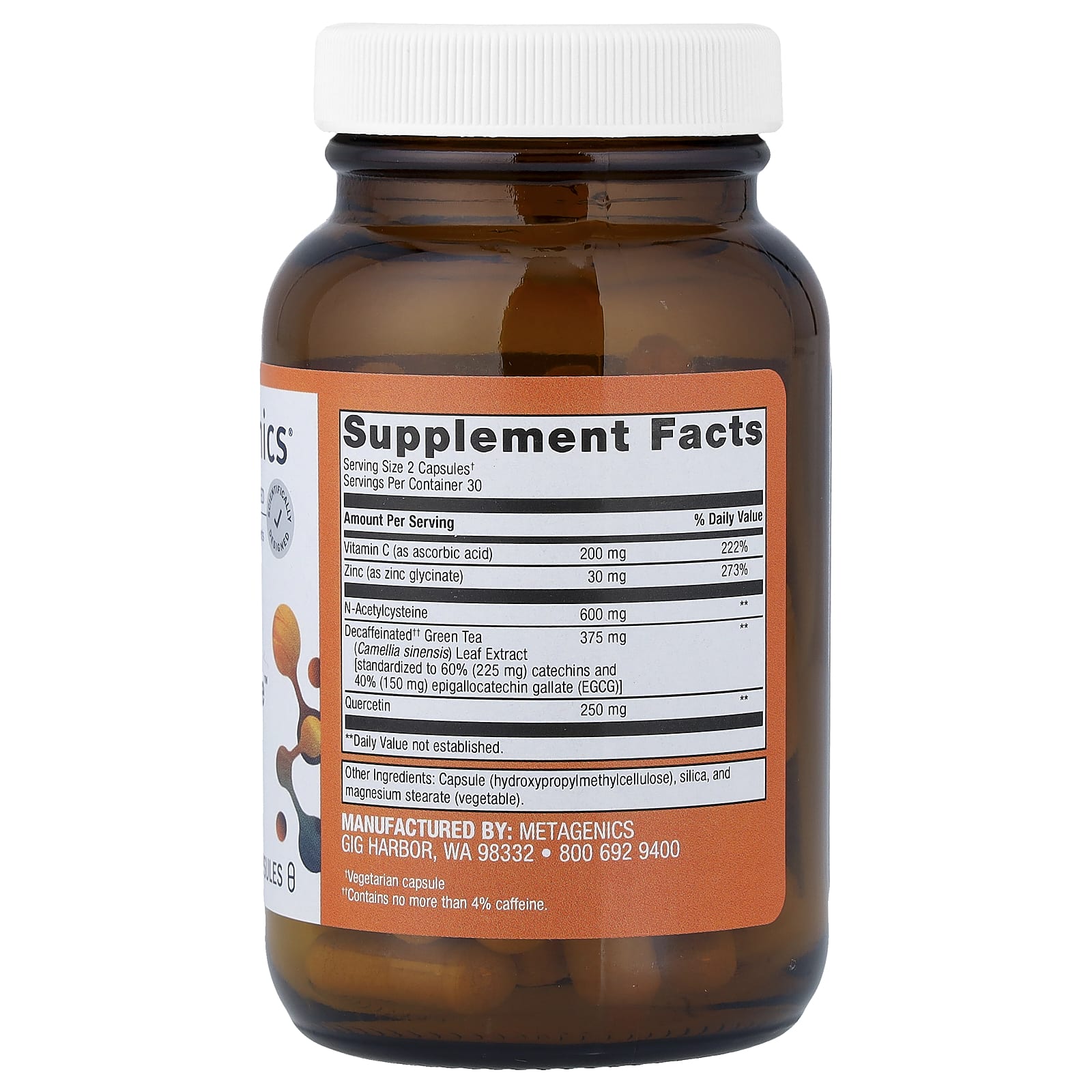Metagenics, Immune Active™, 60 Capsules UPC 755571956484 | HiLife Vitamins
