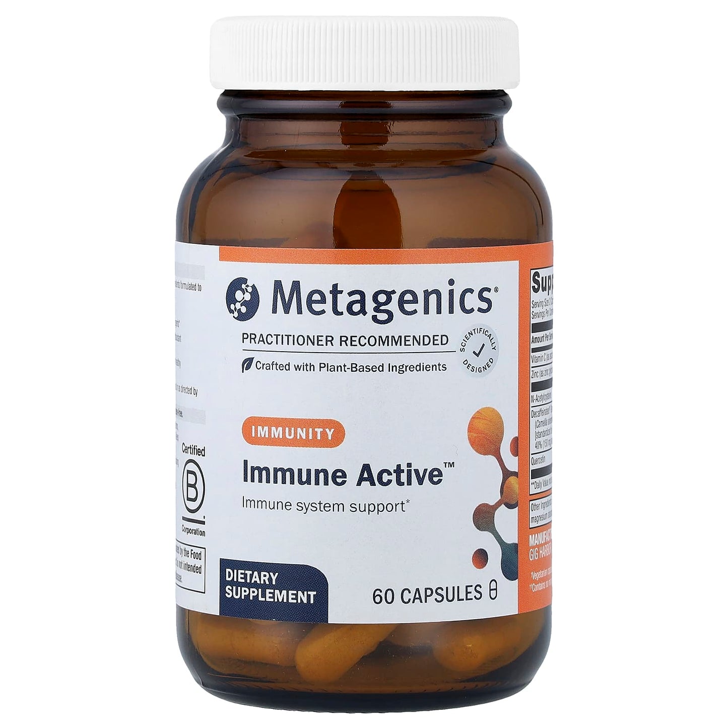 Metagenics, Immune Active™, 60 Capsules UPC 755571956484 | HiLife Vitamins