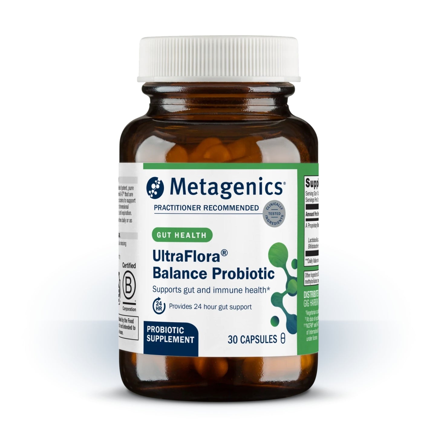 Metagenics, UltraFlora® Balance Probiotic, 30 Capsules UPC 755571961266 | Hilife Vitamins