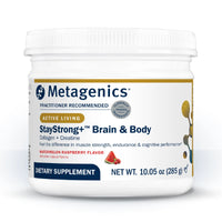 Metagenics, StayStrong+™ Brain & Body Powder, Watermelon Raspberry Flavored, 10.05 oz (285g) UPC 755571961945