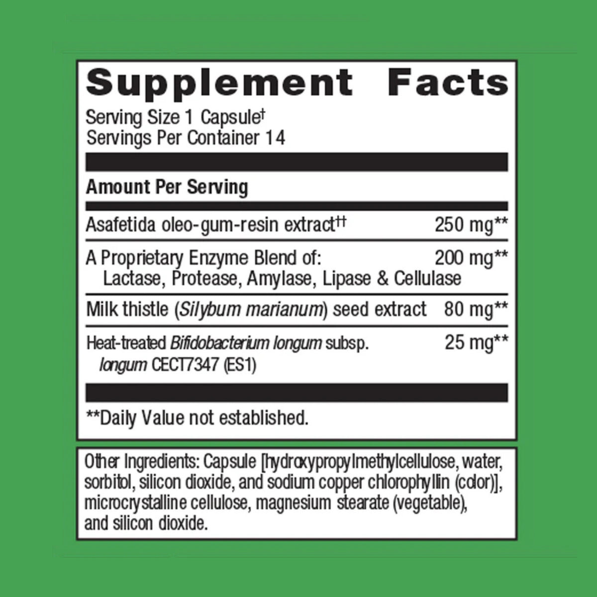 Metagenics, UltraFlora® Night Rest & Digest Postbiotic, 14 Capsules UPC 755571962058 | Hilife Vitamins