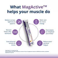Metagenics, MagActive® Magnesium Muscle Powder, Strawberry Lemonade Flavor, 30 Packets UPC 755571962164 | Hilife Vitamins