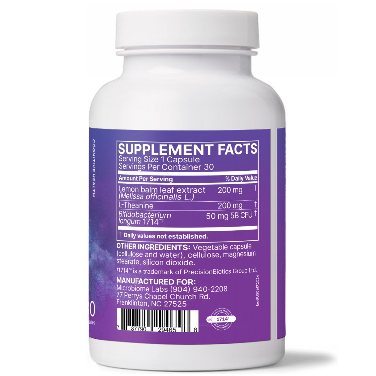 Microbiome Labs, Zenbiome Sleep, 30 Capsules UPC 787790294658 | HiLife Vitamins