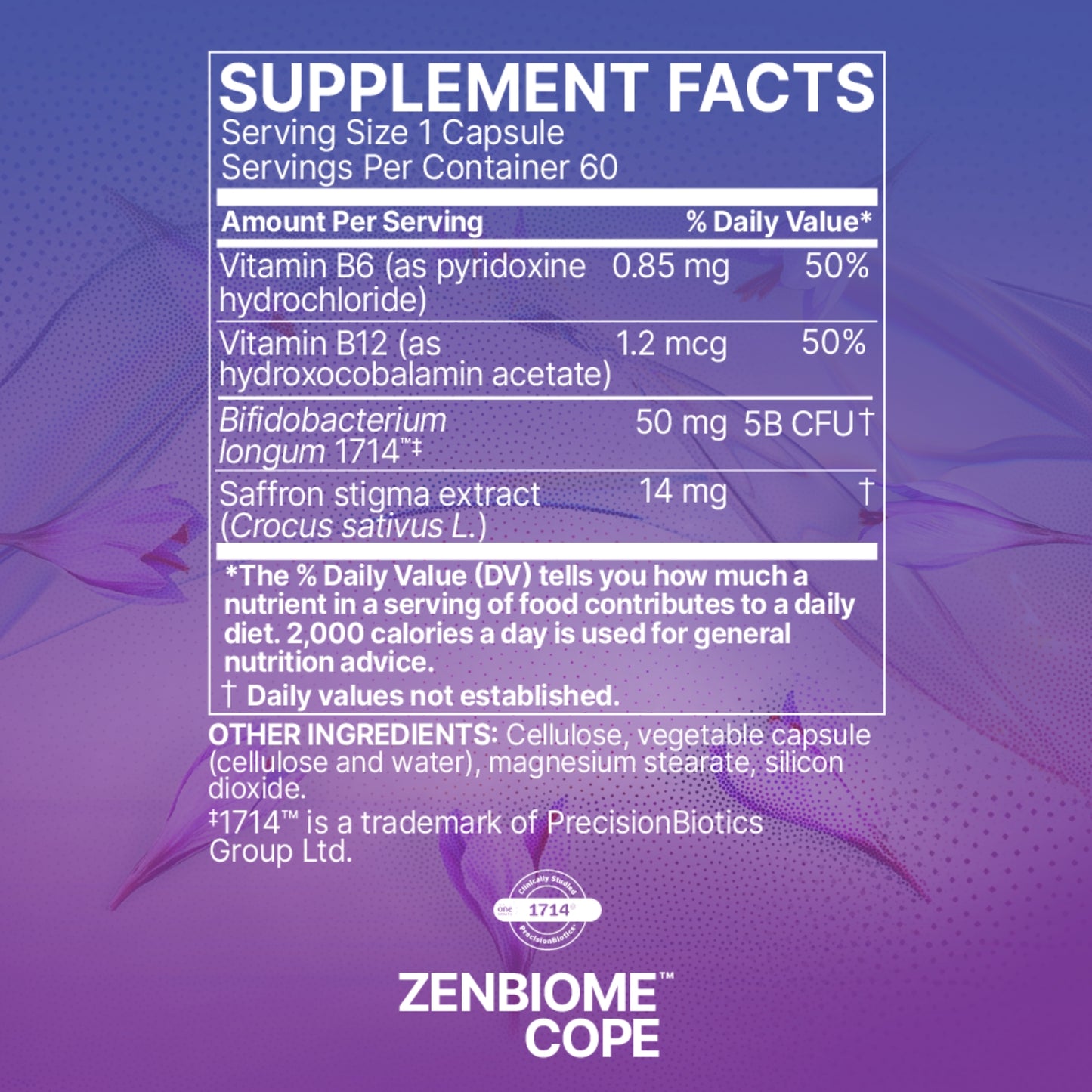 Microbiome Labs, Zenbiome Cope, 60 Capsules UPC 787790294757 | HiLife Vitamins