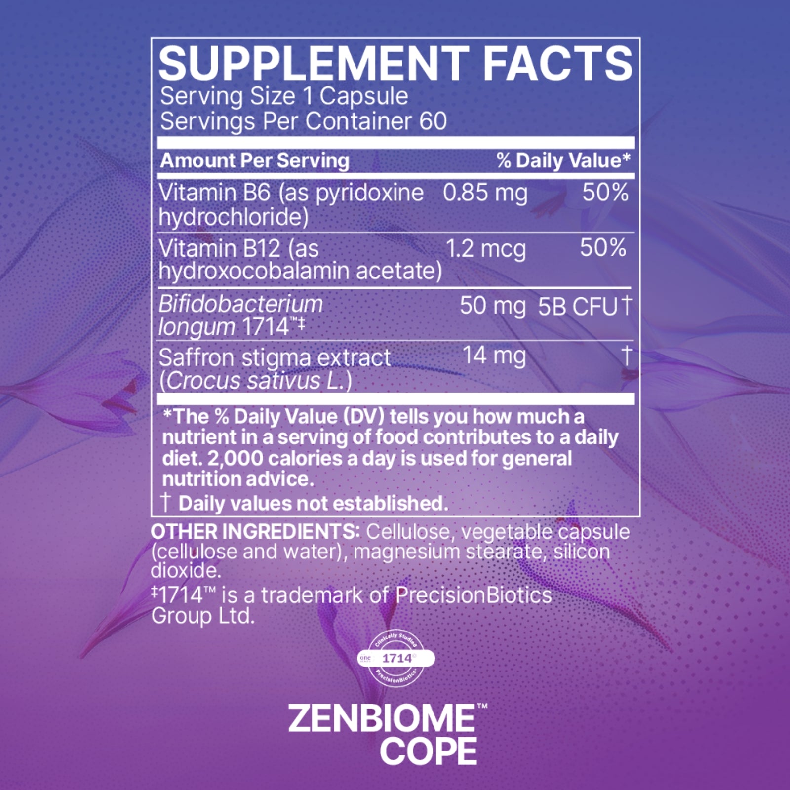 Microbiome Labs, Zenbiome Cope, 60 Capsules UPC 787790294757 | HiLife Vitamins