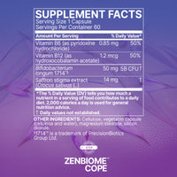 Microbiome Labs, Zenbiome Cope, 60 Capsules UPC 787790294757 | HiLife Vitamins