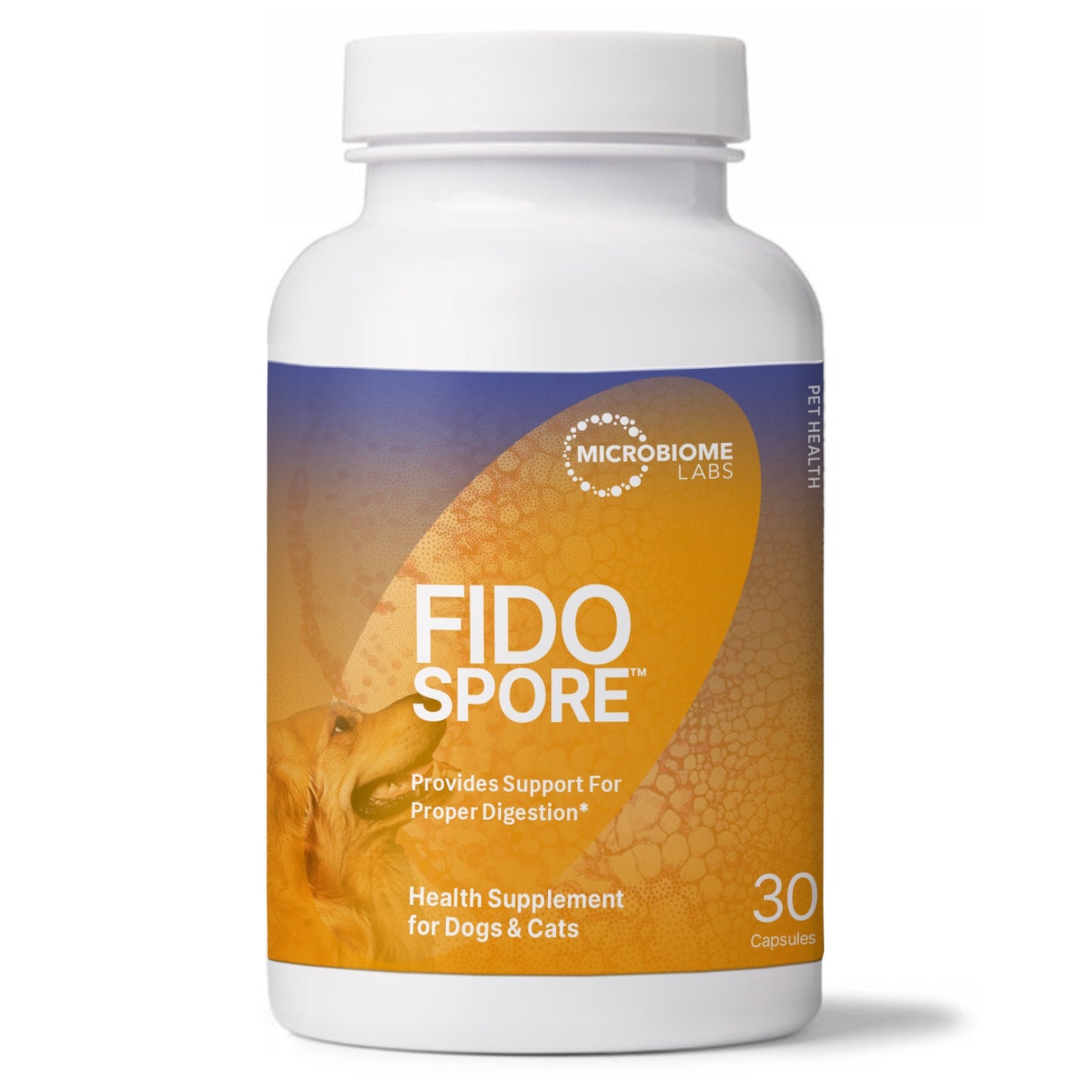 Microbiome Labs, FidoSpore™ Pet Probiotic, 30 Capsules UPC 787790357018 | HiLife Vitamins